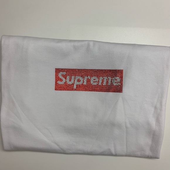 Supreme Other - Swarovski box logo supreme t-shirt